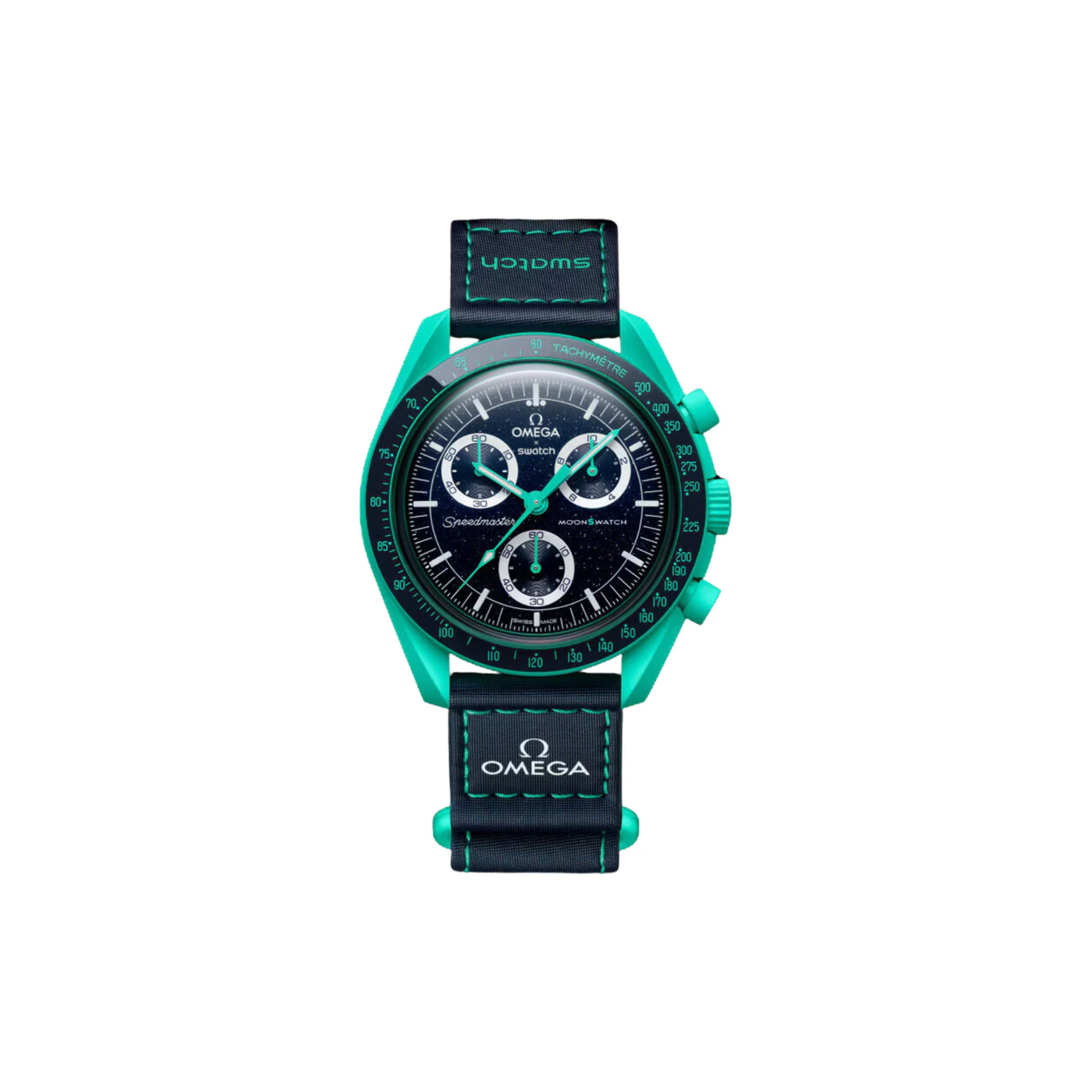 Swatch x Omega MoonSwatch – Mission on Earth Polar Lights (Bioceramic) – Brand New
