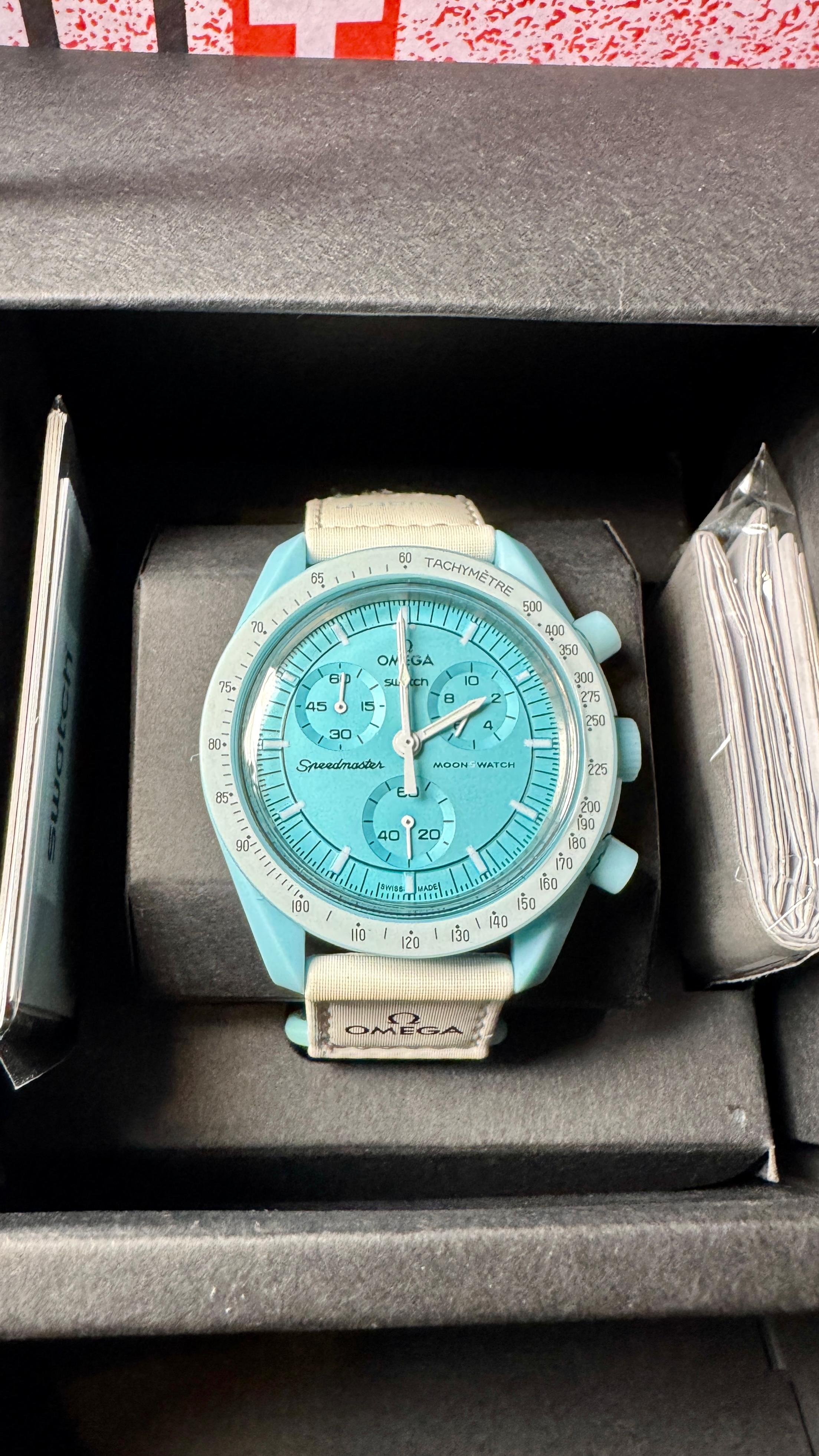 🪐 Swatch x Omega MoonSwatch – Mission to Uranus (SO33L100)