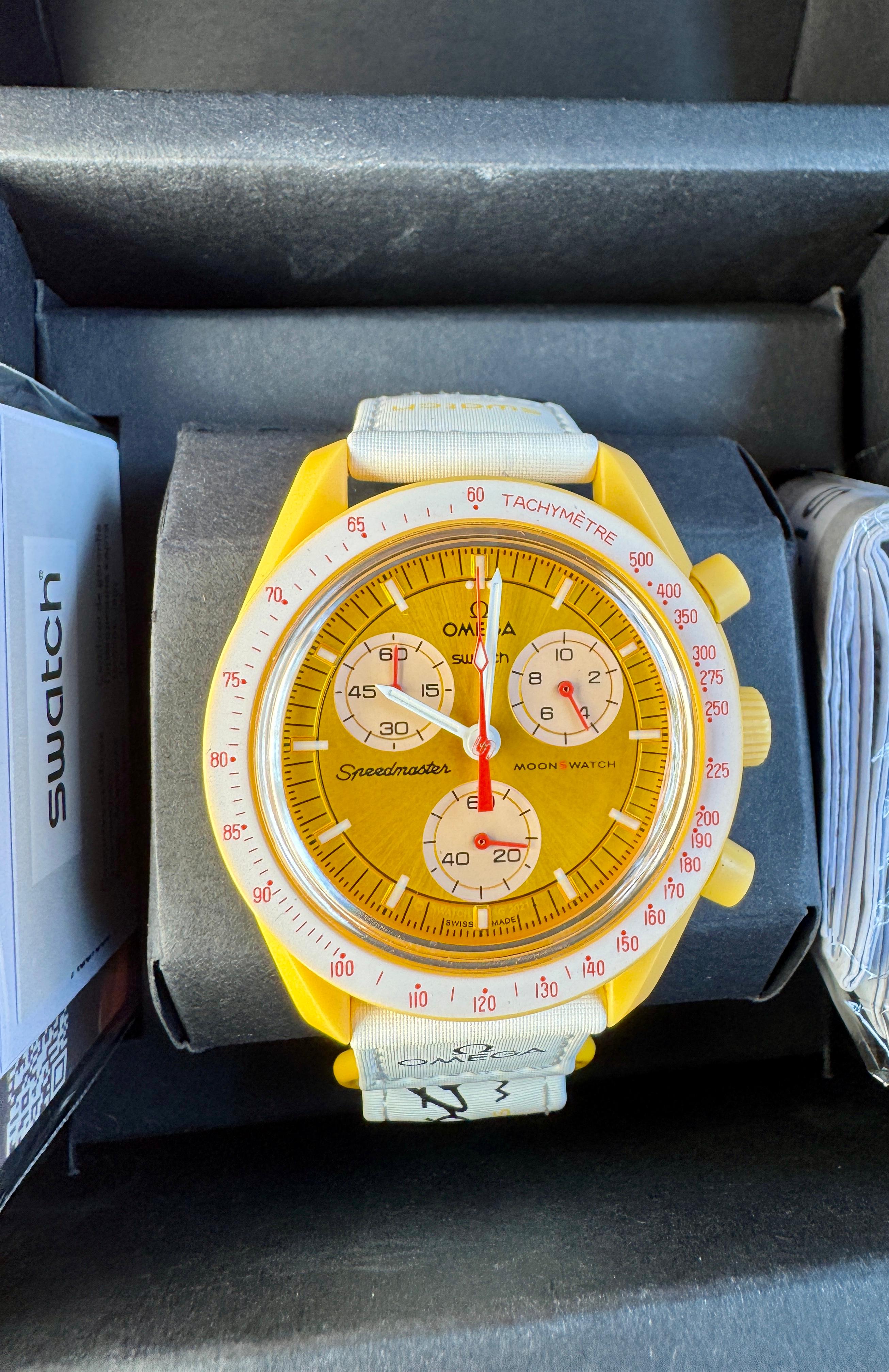 Swatch x Omega Bioceramic Moonswatch Mission to the Sun