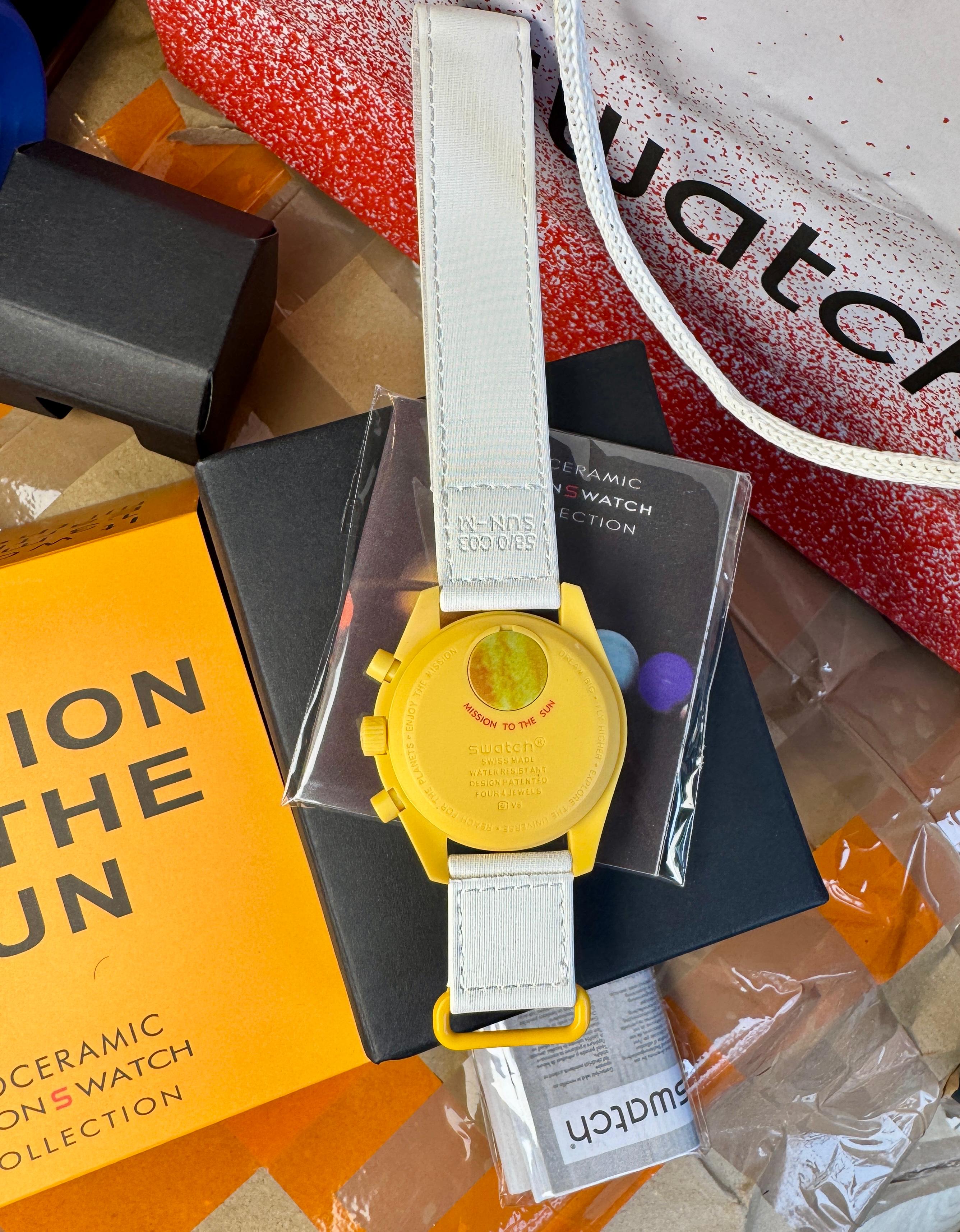 Swatch x Omega Bioceramic Moonswatch Mission to the Sun