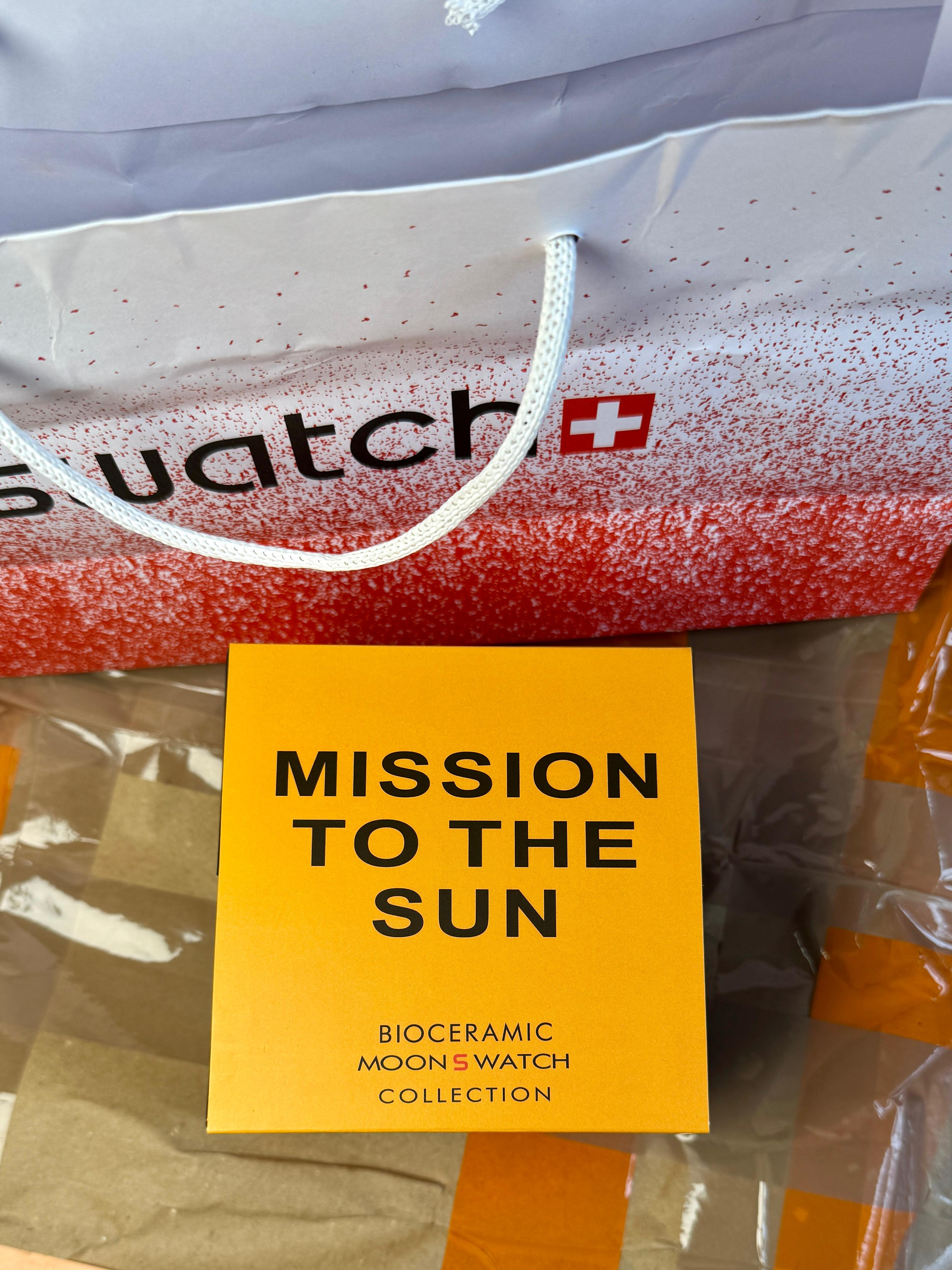 Swatch x Omega Bioceramic Moonswatch Mission to the Sun