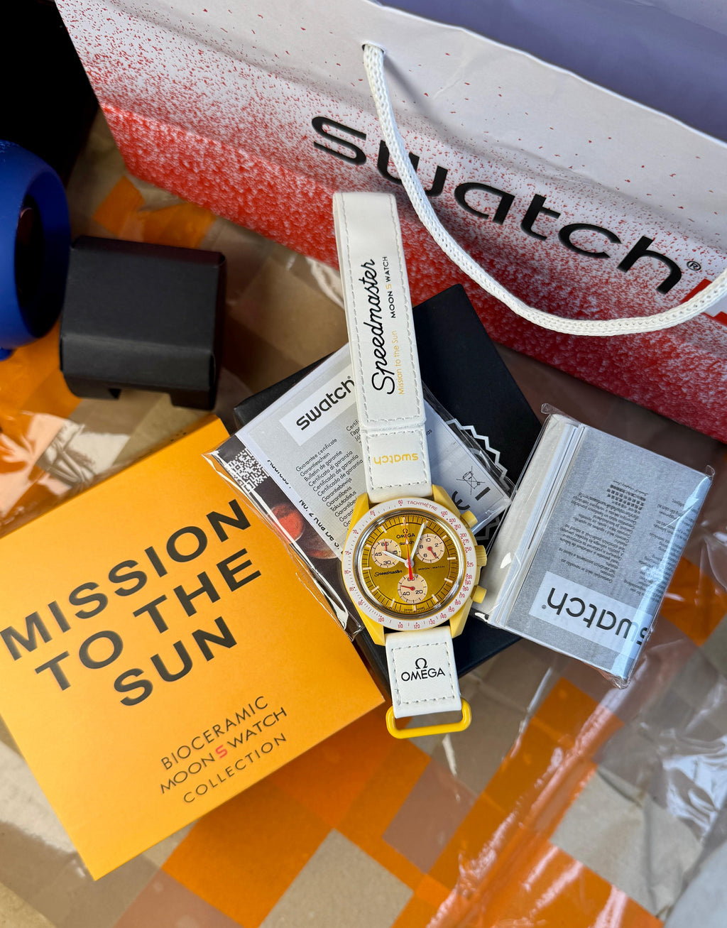 Swatch x Omega Bioceramic Moonswatch Mission to the Sun